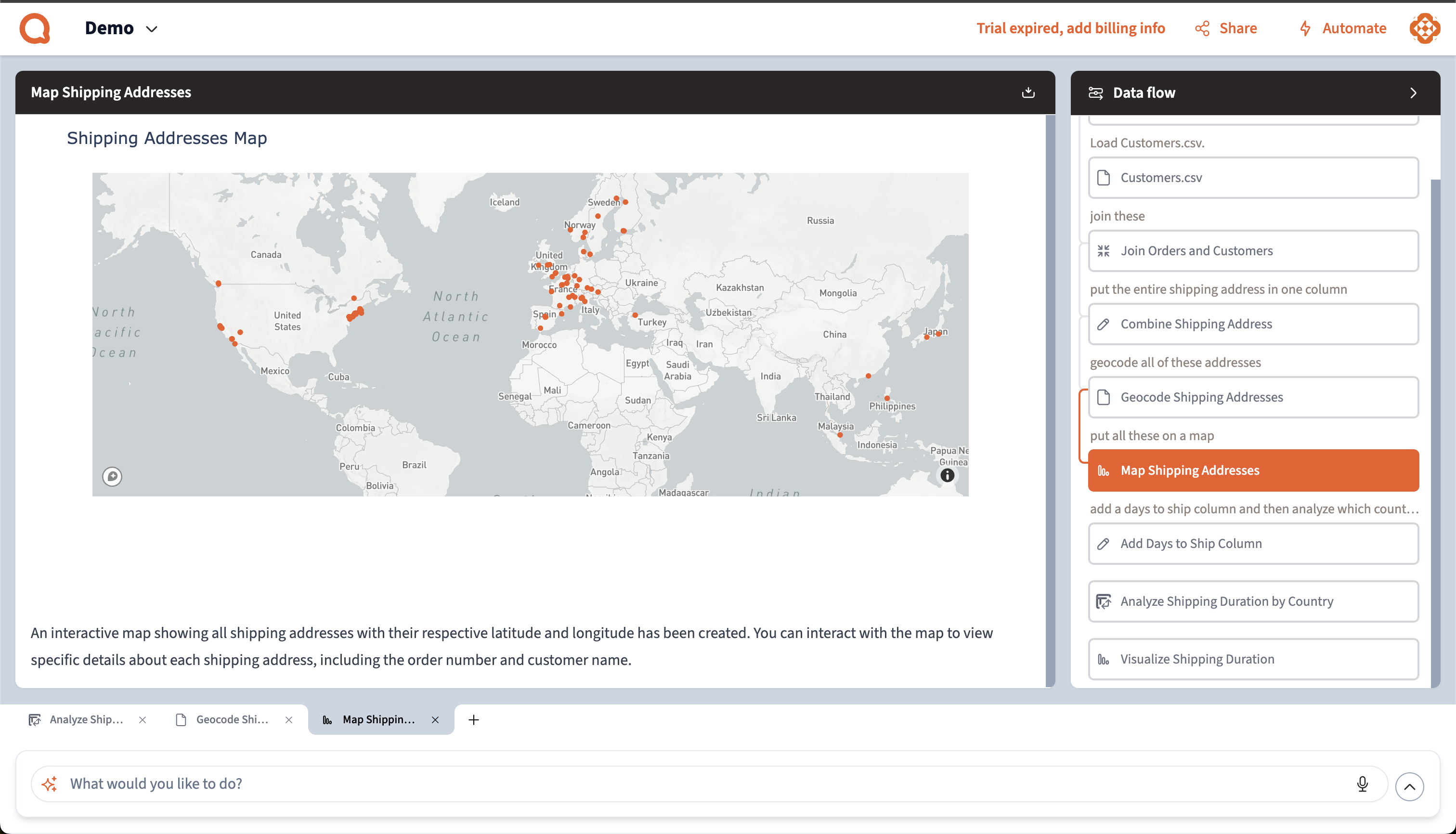 Interactive Map of the World